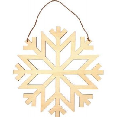 Achetez Grand flocon de neige en bois 3749 pas cher sur Ma Rentrée Scolaire