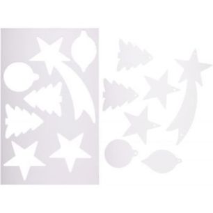 Achetez Lot de 35 suspensions de Noël en carton blanc PL35FORM CLEOPATRE pas cher sur Ma Rentrée S..