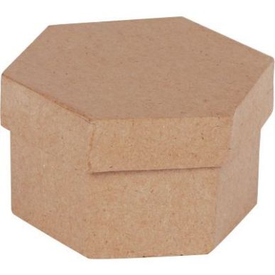 Achetez Lot de 10 boîtes hexagonales en carton, diamètre 8 cm 650102 pas cher sur Ma Rentrée Scol..