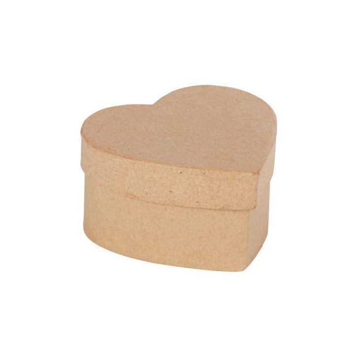Lot de 10 boîtes forme coeur en carton, 9 x 8 x 5 cm 650110