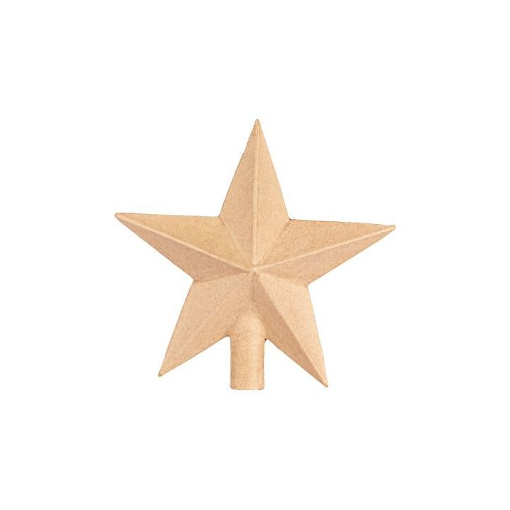 Cimier étoile en carton pour sapin de Noël NO061C DECOPATCH