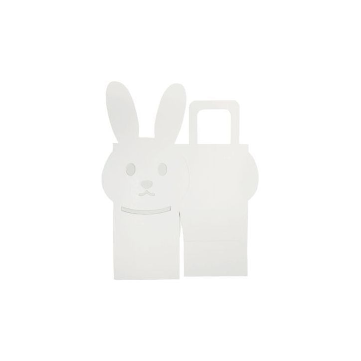 Lot de 10 paniers lapin paques L728050