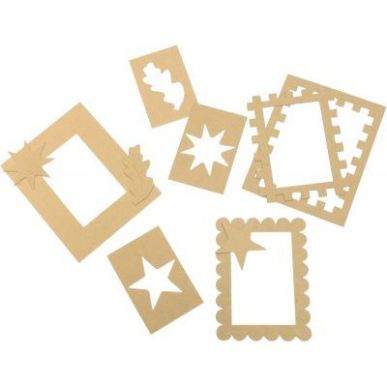 Achetez Lot de 24 cadres photos en carton 23x18 cm + 12 planches de décoration en 3D 1125029 ROYLCO..