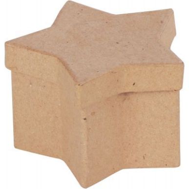 Achetez Lot de 10 boîtes forme étoile en carton, 8 x 8 x 5 cm 650108 pas cher sur Ma Rentrée Scol..