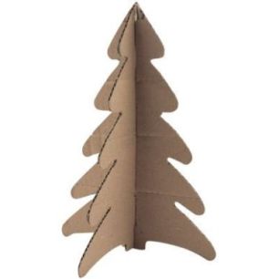 Achetez Lot de 15 sapins en carton brun, hauteur 24,5 cm L728030 pas cher sur Ma Rentrée Scolaire