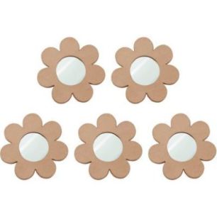 Achetez Lot de 5 miroirs forme fleur en carton diamètre 17,5 cm HDZ005C DECOPATCH pas cher sur Ma R..