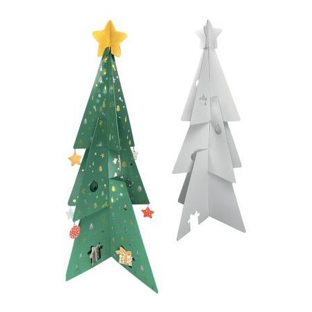 Achetez Sapin de noël géant en carton blanc a monter SAP1M pas cher sur Ma Rentrée Scolaire