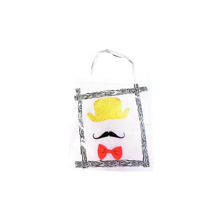 Lot de 12 sacs shopping en coton petit modèle L514000