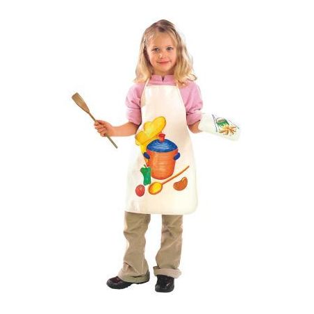 Achetez Lot de 5 tabliers pour enfants en coton 76292 pas cher sur Ma Rentrée Scolaire