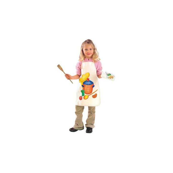 Lot de 5 tabliers pour enfants en coton 76292