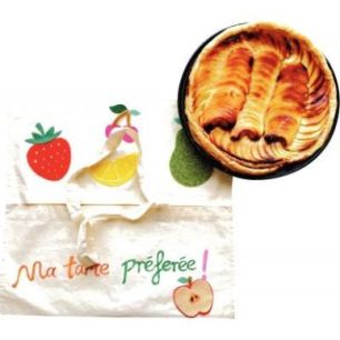 Achetez Lot de 10 sacs à tarte en coton 40 cm L526010 pas cher sur Ma Rentrée Scolaire