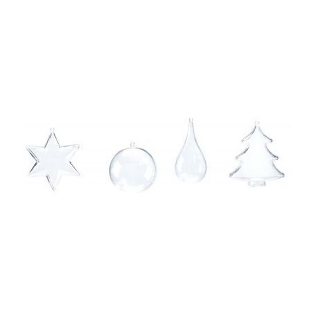 Achetez Lot de 24 objets en plastique cristal à décorer dont 4 gratuits 2155 pas cher sur Ma Rentr..