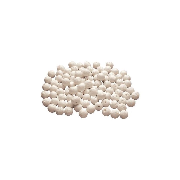 Sachet de 50 boules cellulose blanches, diamètre 40 mm PFF1000400050