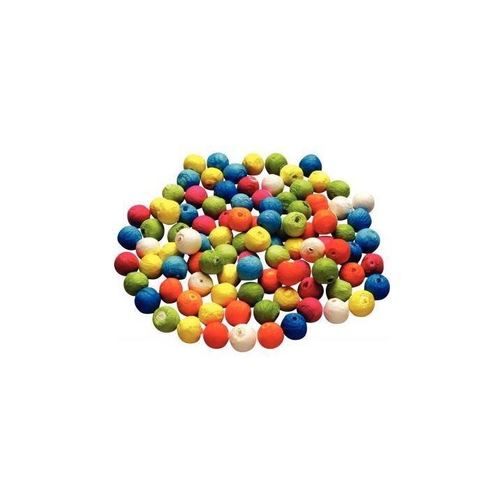 Sachet de 100 boules cellulose colorées, diamètre 25 mm PFF1000257491