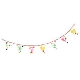 Achetez Lot de 2 guirlandes de 15 fanions en papier blanc à décorer 2374 pas cher sur Ma Rentrée ..