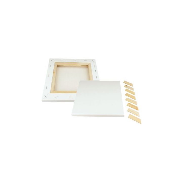 Châssis en bois entoilé 20x20 cm 1334