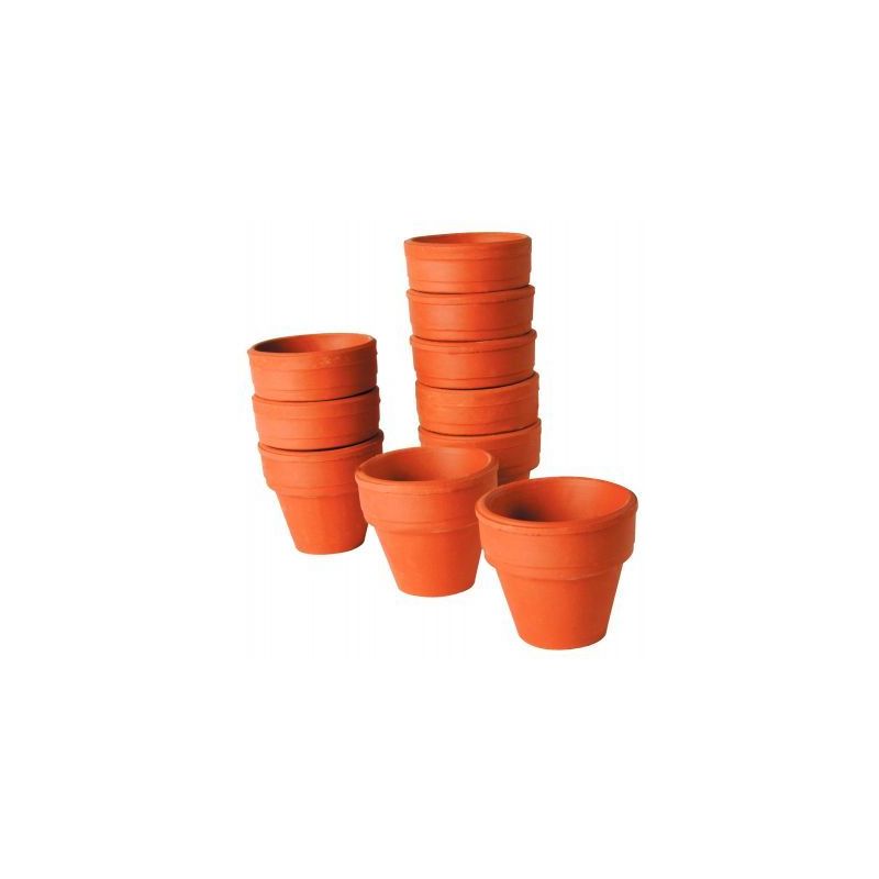 Achetez Lot de 10 pots en terre cuite, diamètre 4,5 cm 2156 pas cher sur Ma Rentrée Scolaire