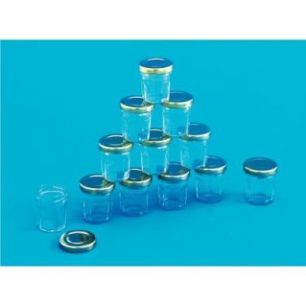 Achetez Lot de 12 mini pots de confiture en verre 167408 GRAINE CRE pas cher sur Ma Rentrée Scolair..