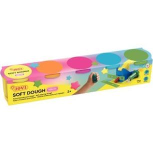 Achetez Set de 5 pots de 125 grammes de pâte à jouer blandiver couleurs fluo assorties 405 F JOVI ..