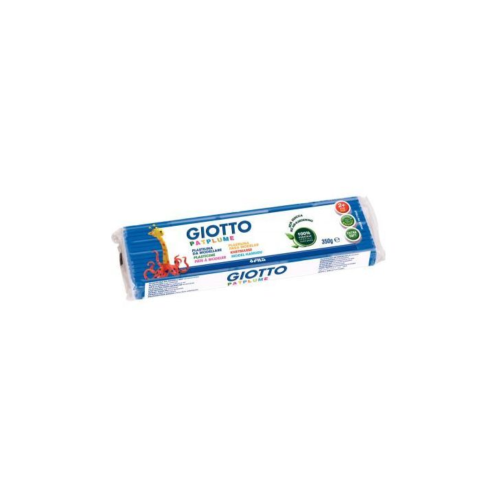 Pain de 350G de pâte à modeler Pat'Plume cyan F51011200 PATPLUME GIOTTO