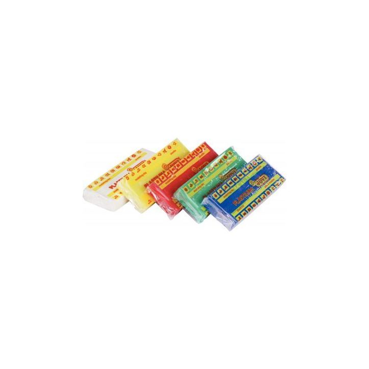 Boîte de 15 pains de 150 grammes de pâte à modeler Plastilina couleurs primaires assorties 71 B JOVI