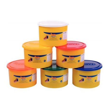 Achetez Pack de 6 pots de 460 grammes de pâte à jouer blandiver couleurs primaire 460/6 JOVI pas c..