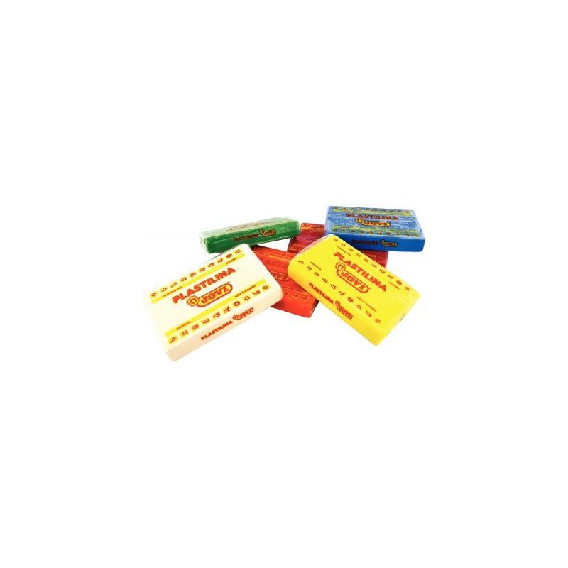 Achetez Boîte de 15 pains de 350 grammes de pâte à modeler Plastilina couleurs assorties 72S JOVI..