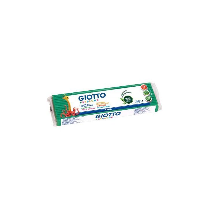 Pain de 350G de pâte à modeler Pat'Plume vert foncé F51010400 PATPLUME GIOTTO