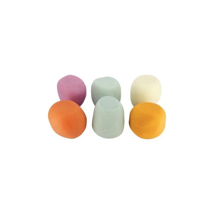 Set de 6 pots de 350 grammes de pâte à modeler vives 699371 PEBEO