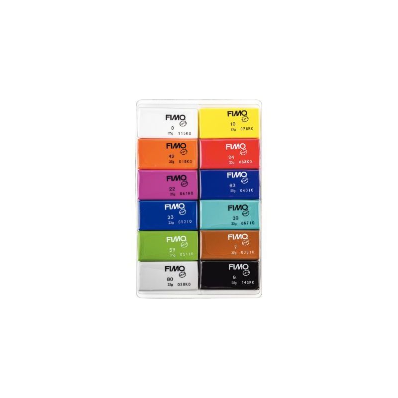 Achetez Lot de 12 blocs fimo Soft 25g coloris basiques 261625 FIMO STAEDTLER pas cher sur Ma Rentré.. Achetez Lot de 12 blocs fimo Soft 25g coloris basiques 261625 FIMO STAEDTLER pas cher sur Ma Rentré..