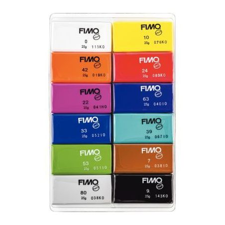 Achetez Lot de 12 blocs fimo Soft 25g coloris basiques 261625 FIMO STAEDTLER pas cher sur Ma Rentré..