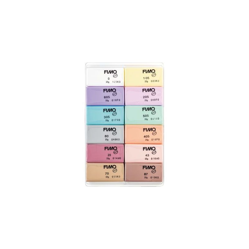 Achetez Lot de 12 blocs fimo soft 25g pastel 261627 FIMO STAEDTLER pas cher sur Ma Rentrée Scolaire