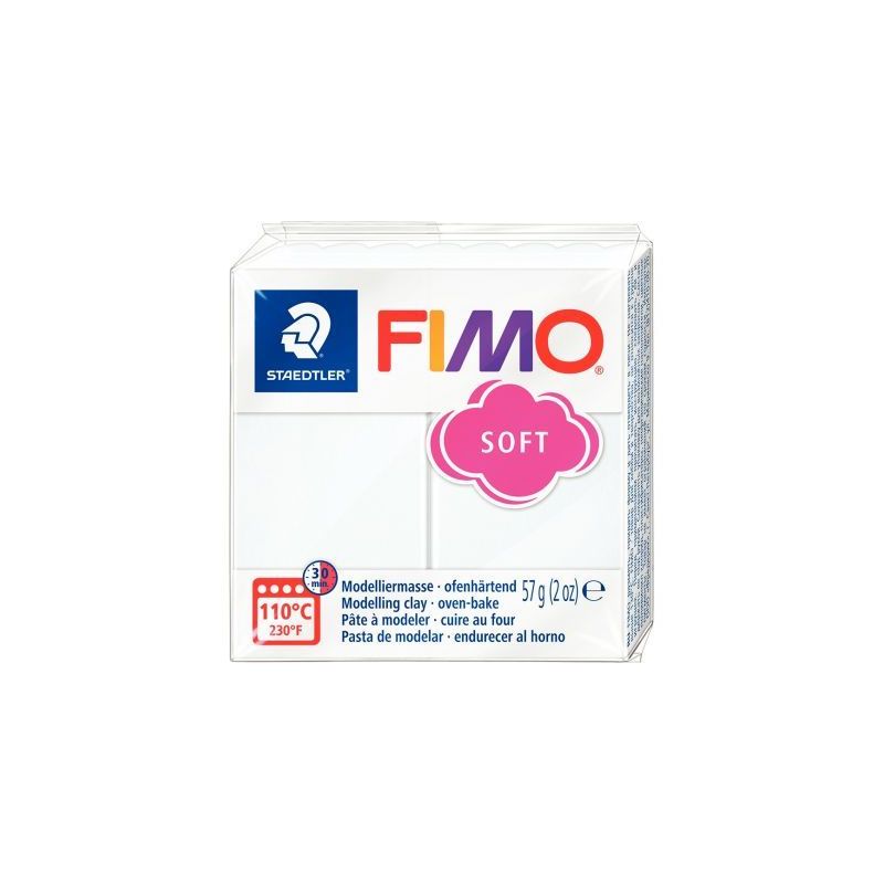 Achetez Sachet de 10 pains de 57 grammes de pâte à modeler Fimo Soft dont 1 Effect assorties 26168..