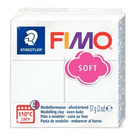 Achetez Sachet de 10 pains de 57 grammes de pâte à modeler Fimo Soft dont 1 Effect assorties 26168..