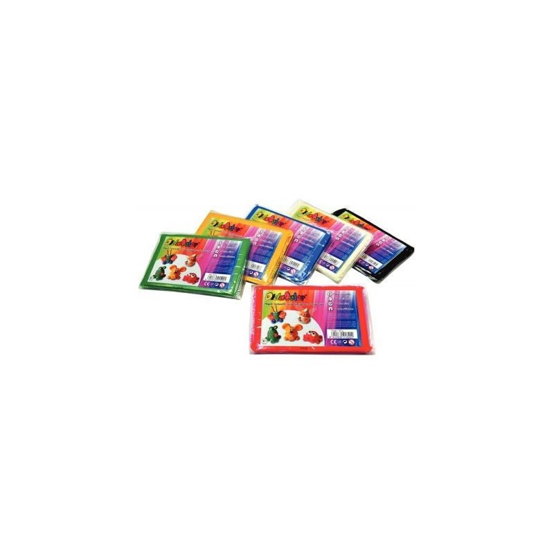 Achetez Lot de 6 pains de 500 g d'argile DIDACOLOR couleurs vives assorties : rouge, vert, bleu, jau.. Achetez Lot de 6 pains de 500 g d'argile DIDACOLOR couleurs vives assorties : rouge, vert, bleu, jau..