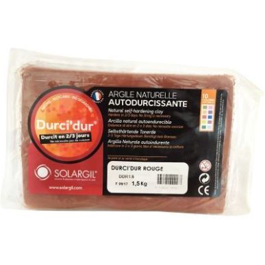 Achetez Pain de 1,5 kg argile naturelle à modeler durci dur rouge FDDR1,5 pas cher sur Ma Rentrée ..
