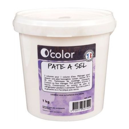 Achetez Seau 1 kg de pâte à sel PATSEL1KG_01/49972 O'COLOR pas cher sur Ma Rentrée Scolaire