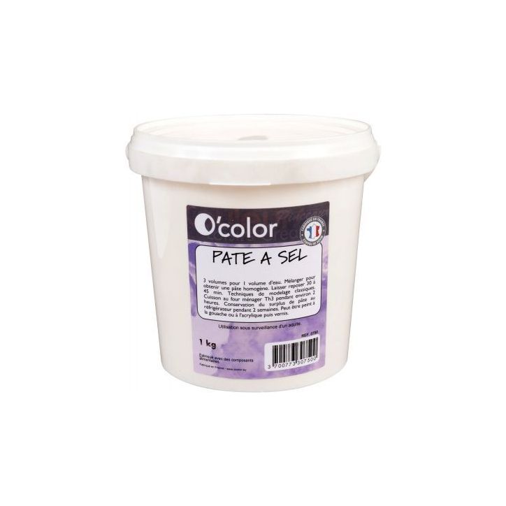 Seau 1 kg de pâte à sel PATSEL1KG_01/49972 O'COLOR