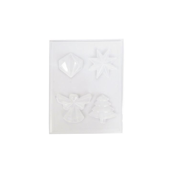 Moule thermoforme 4 formes de noel 271000 GRAINE CRE