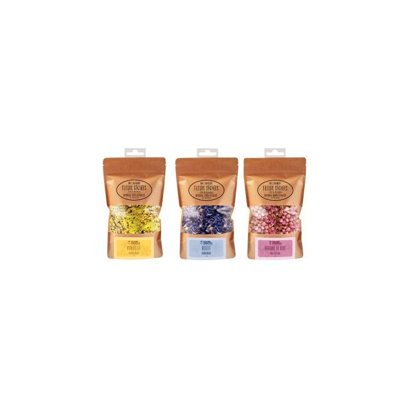 Achetez Lot de 3 sachets de fleurs séchées assorties 200220 GRAINE CRE pas cher sur Ma Rentrée Sc.. Achetez Lot de 3 sachets de fleurs séchées assorties 200220 GRAINE CRE pas cher sur Ma Rentrée Sc..