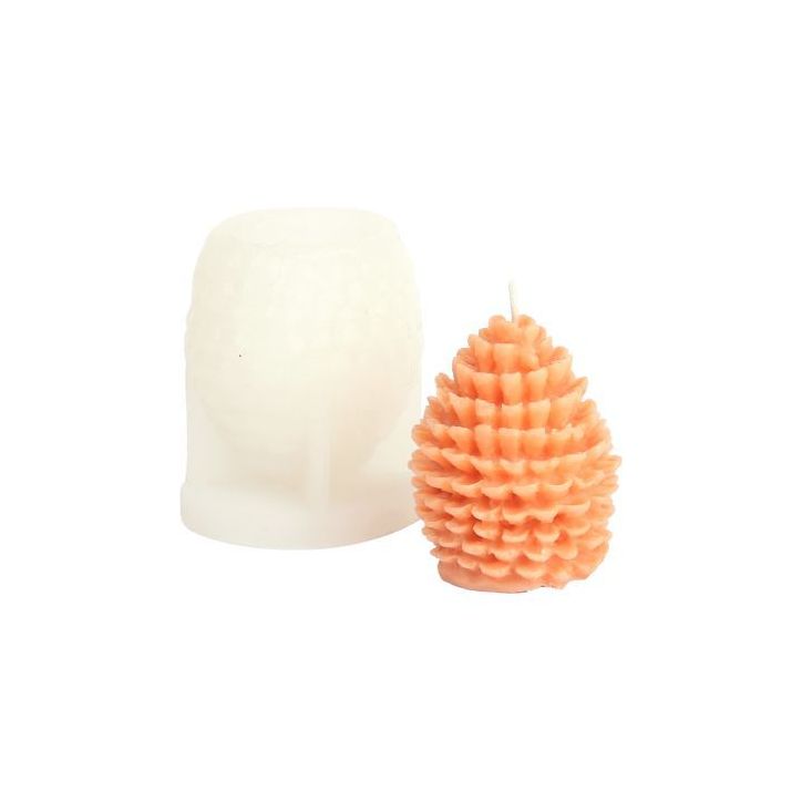 Moule en silicone pour bougie pomme de pin 140405 GRAINE CRE