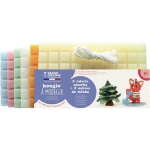 Achetez Lot de 6 plaques de cire à modeler, teintes pastel 138100 GRAINE CRE pas cher sur Ma Rentr ..