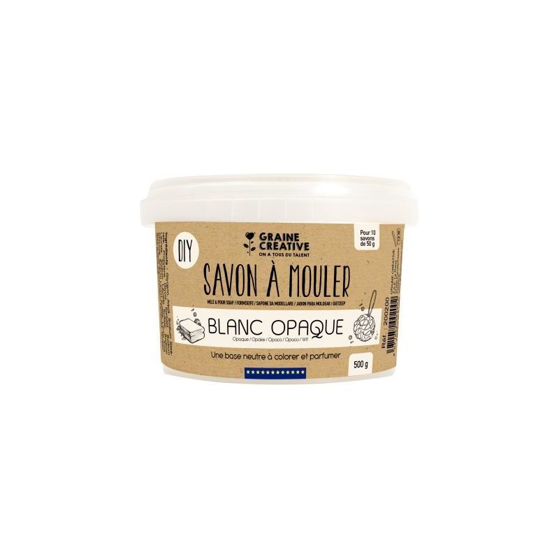 Achetez Pot de 500 grammes de savon à mouler blanc opaque 200200 pas cher sur Ma Rentrée Scolaire