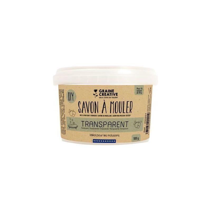 Achetez Pot de 500 grammes de savon à mouler transparent 200201 pas cher sur Ma Rentrée Scolaire Achetez Pot de 500 grammes de savon à mouler transparent 200201 pas cher sur Ma Rentrée Scolaire