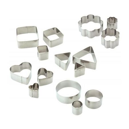 Achetez Lot de 15 emporte-pièces en métal assortis 265028 pas cher sur Ma Rentrée Scolaire