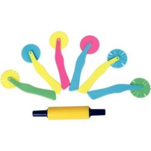 Achetez Lot de 6 roulettes pour pâte à modeler 1841 pas cher sur Ma Rentrée Scolaire