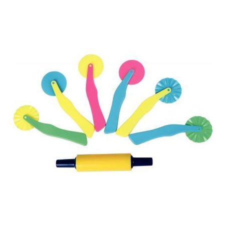 Achetez Lot de 6 roulettes pour pâte à modeler 1841 pas cher sur Ma Rentrée Scolaire