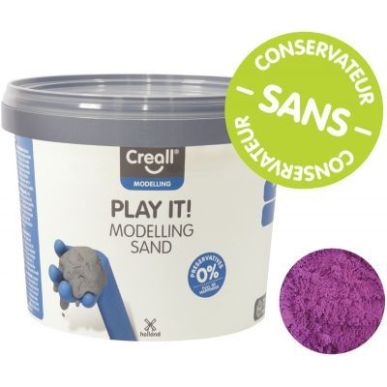 Achetez Seau de 750 grammes de sable magique coloris violet 03208 CREALL pas cher sur Ma Rentrée Sc..