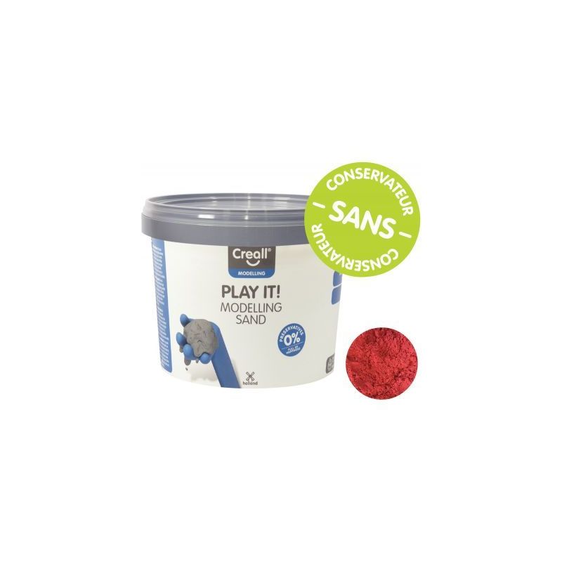 Achetez Seau de 750 grammes de sable magique coloris rouge 03207 CREALL pas cher sur Ma Rentrée Sco.. Achetez Seau de 750 grammes de sable magique coloris rouge 03207 CREALL pas cher sur Ma Rentrée Sco..