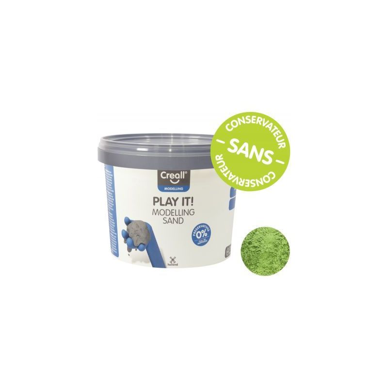 Achetez Seau de 750 grammes de sable magique coloris vert 03206 CREALL pas cher sur Ma Rentrée Scol.. Achetez Seau de 750 grammes de sable magique coloris vert 03206 CREALL pas cher sur Ma Rentrée Scol..